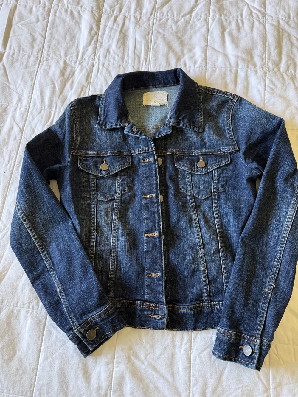 Dark wash denim jacket